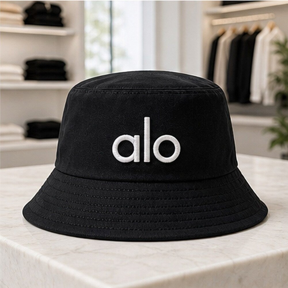 ALO Yoga Black Tennis Bucket Hat NWT